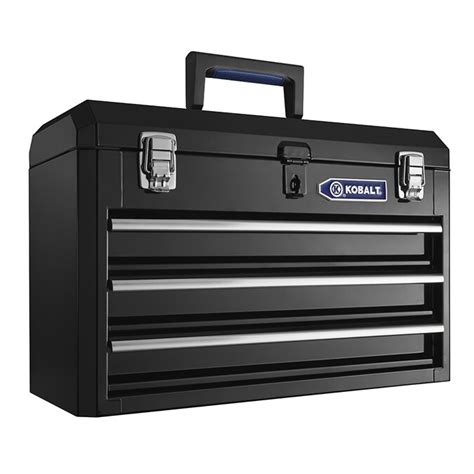 kobalt 3-drawer steel lockable tool box 30 at lowe's|lowe's ball bearing drawers.